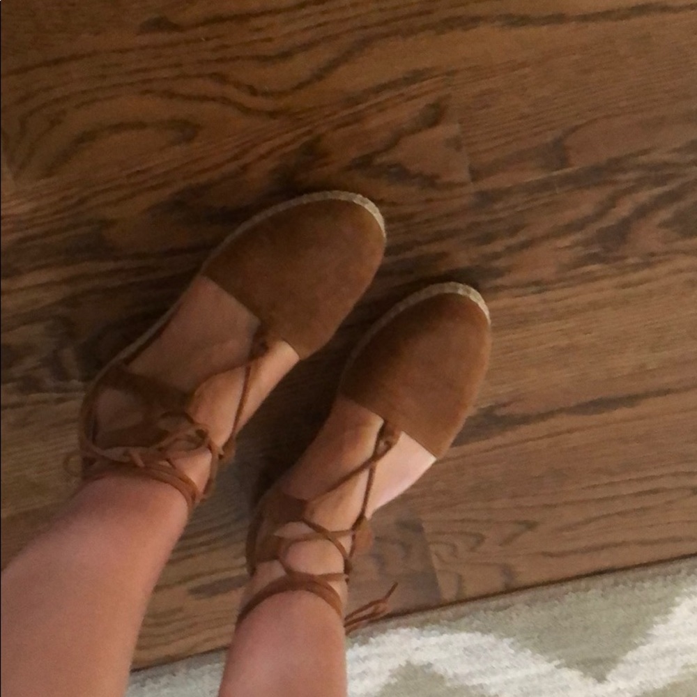 Stuart Weitzman Walk My Way Lace Up Espadrille - image 8